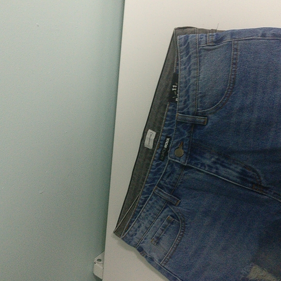 JUNAROSE 2tone Patchwork Ankle Cropped Jeans size 11 fit like 18 or 31 MUST READ - Picture 6 of 10